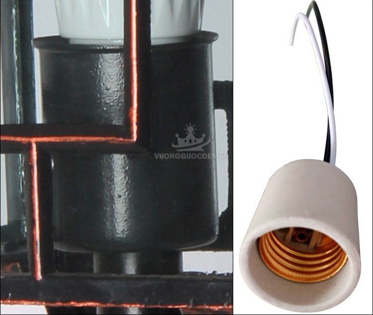 Đèn trụ cổng trang trí ngoài trời ROL155-8